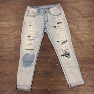 American Eagle Tomgirl jeans size 0